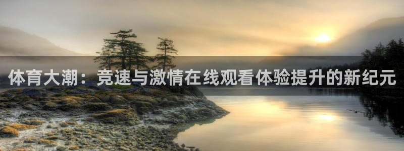 山猫体育在线直播观看：体育大潮：竞速与激情在线观看体验提升的新纪元